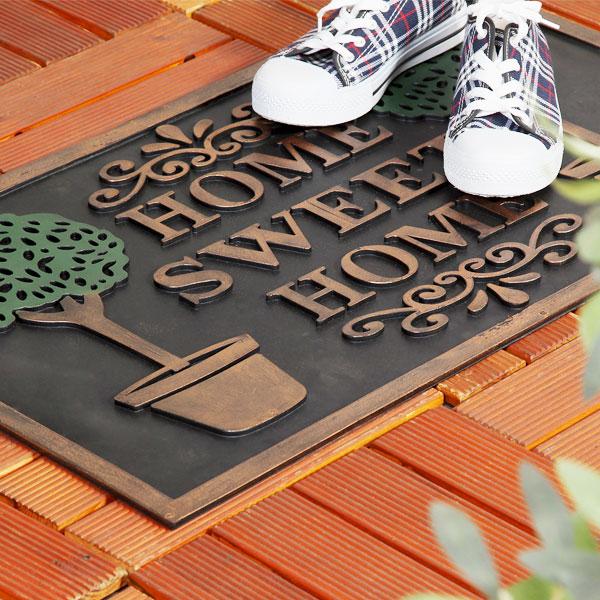 ラバーマット 玄関マット 屋外 おしゃれ エントランスマット トピアリー ドアマット ベランダ 北欧...