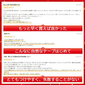 アイテープ メッシュ 二重テープ 水で張り付け...の詳細画像3