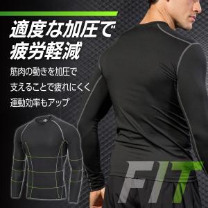 コンプレッションウェア 長袖 コンプレッション...の詳細画像2