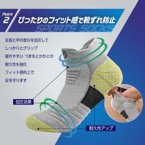 靴下 メンズ スポーツ ソックス 3足セット ...の詳細画像4