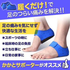 かかとサポーター 足底筋膜炎 サポーター 衝撃...の詳細画像2