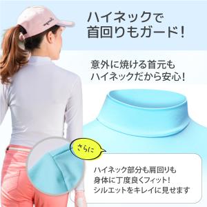 ゴルフウェア レディース 夏 ゴルフ シャツ ...の詳細画像5