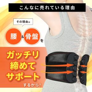 腰痛ベルト コルセット 骨盤ベルト 滑車 ベル...の詳細画像2
