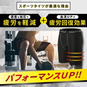 スパッツ メンズ レギンス スポーツタイツ ハ...の詳細画像2