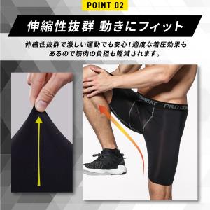 スパッツ メンズ レギンス スポーツタイツ ハ...の詳細画像4