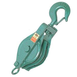 スリーエッチ 二車スナッチ フック型 125×2S 車径125ｍｍ