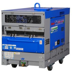 デンヨー 防音型ディーゼルエンジン溶接機 DLW-200×2LS (溶接発電兼用