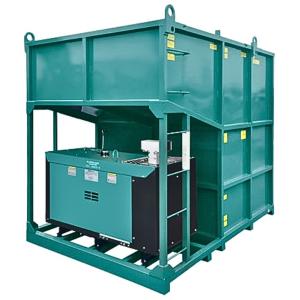 スーパー工業 SEL-300SST-4 ディーゼルエンジン式大型散水機 防音タイプ