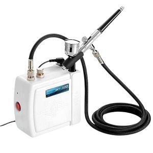 エアーブラシ用コンプレッサー &エアーブラシセット　CHMX6011-1 CHMX6011-1 エアーブラシコンプレッサーセット 1セット AIRREX