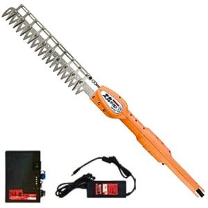 ニシガキ 電源式 太丸バリカン 長尺電動植木バリカン 刈込み幅400mm 長