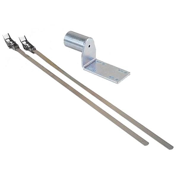 信栄物産 中型専用支柱巻付金具 小 C-13S ベルト巻付専用金具 ステンレス