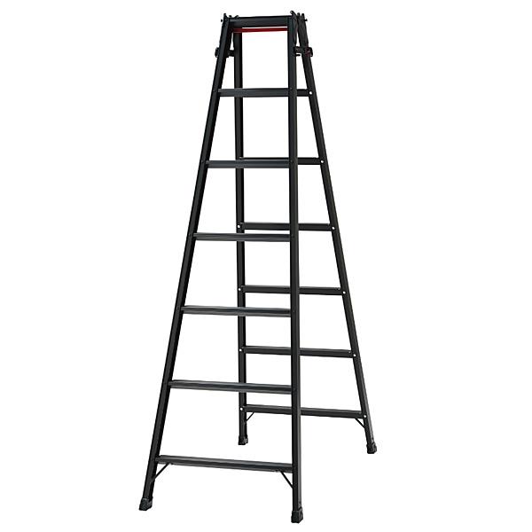 長谷川工業 はしご兼用脚立 RHB-21a 7尺 ブラックレーベル 踏ざん幅広スタンダードタイプ