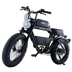 【予約注文受付中】YADEA 電動アシスト自転車 TRP-01 ブラック BK 20インチ 48V 完成品 型式認定適合品｜hyugaya-shop