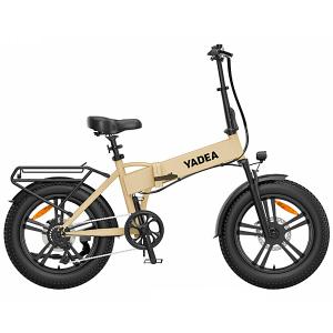 YADEA 電動アシスト自転車 HNT-01 ベージュ BE 20インチ 36V 折りたたみ可 完成品 型式認定適合品｜hyugaya-shop