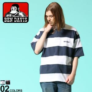 ベンデイビス シャツ BEN DAVIS ラガーシャツ ボーダー
