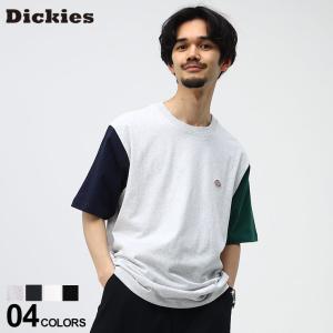 ディッキーズ Tシャツ Dickies 天竺 タグワッペン クレイジーパターン32785430｜hzenmall