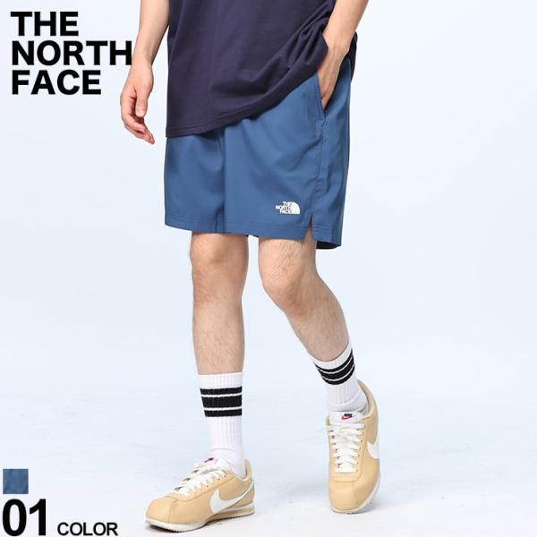 THE NORTH FACE (ザ ノースフェイス) 速乾 ロゴ ジッパー付きポケット ショートパン...