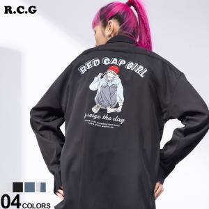 レッドキャプガール シャツ 長袖 バック刺しゅう ユニセックス Red Cap Girl カジュアルシャツ トップス メンズ ストリート ポケット｜hzenmall