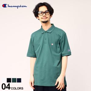 チャンピオン ポロシャツ Champion ワンポイント 半袖ポロ C3X355 メンズ ユニセックス 春 夏｜hzenmall