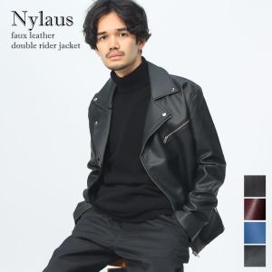 ライダース メンズ ジャケット メンズ フェイクレザー