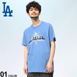 メジャーリーグベースボール Tシャツ ドジャース 大谷翔平 半袖 メンズ MLB トップス 47 野球 642081｜hzenmall