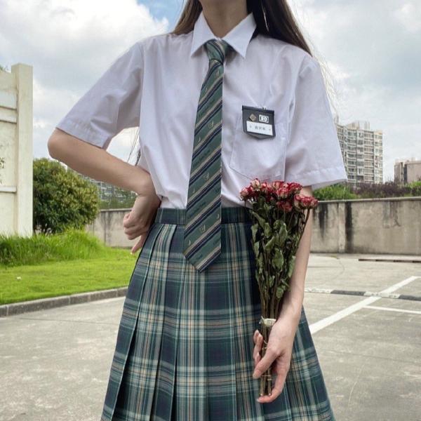 スクールスカート高品質正統派 制服 女子高生 通学 学生服 中学チェック プリーツスカートアジャスタ...