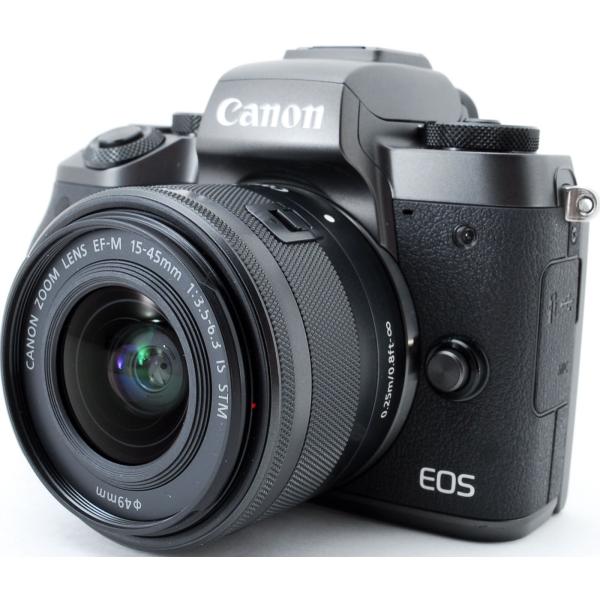 キヤノン ミラーレス CANON EOS M5 レンズキット Wi-Fi ＆  Bluetooth搭...