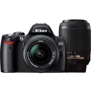 ニコン デジタル一眼 Nikon D40 ダブルズームキットII 中古 新品SDカード付き 届いてすぐに使える