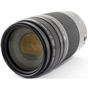 キヤノン 望遠レンズ CANON EF 75-300mm F4-5.6 III USM 中古 保証 レンズプロテクター付き｜i-camera-shop