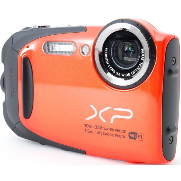 フジフイルム デジカメ FUJIFILM FinePix XP70 オレンジ Wi-Fi搭載