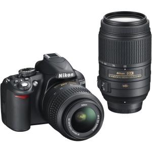 ニコン Nikon D3200 200mmダブルズームキット ブラック SDカード