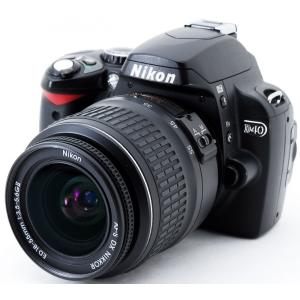 ニコン デジタル一眼 Nikon D40 レンズキット 中古 スマホに送れる Wi-Fi機能SDカー...