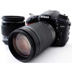 ニコン デジタル一眼 Nikon D7200 ダブルズーム 中古 Wi-Fi搭載 新品SDカード付き...