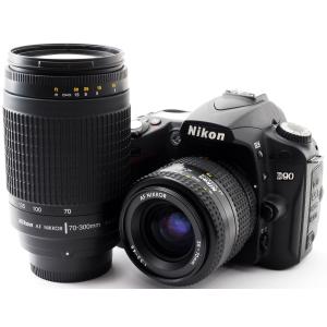 ニコン デジタル一眼 Nikon D90 ダブルズームセット 中古 新品SDカード付き 届いてすぐに...
