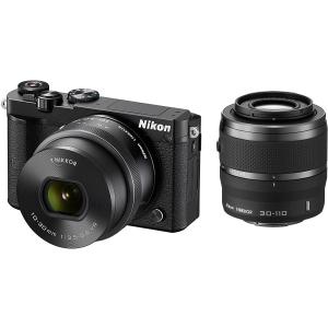 ニコン ミラーレス Nikon 1 J5 ダブルズームレンズキット ブラック 中古 Wi-Fi搭載 ...