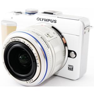 オリンパス ミラーレス OLYMPUS ペン E-PL1 レンズキット ホワイト 中古 SDカード付き 届いてすぐに使える｜i-camera-shop