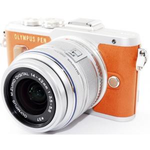 オリンパス ミラーレス OLYMPUS PEN E-PL8 レンズキット ブラウン 中古 Wi-Fi搭載 新品SDカード付き 届いてすぐに使える