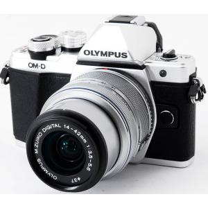 オリンパス ミラーレス OLYMPUS OM-D E-M10 Mark II レンズキット シルバー 中古 Wi-Fi搭載 新品SDカード付き｜i-camera-shop