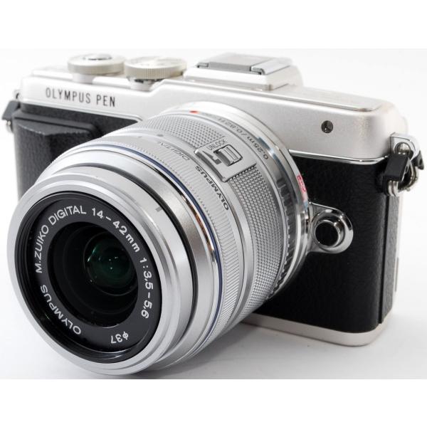 オリンパス ミラーレス OLYMPUS PEN Lite E-PL7 レンズキット シルバー 中古 ...