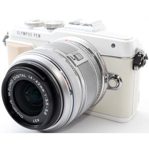 オリンパス ミラーレス OLYMPUS PEN Lite E-PL7 レンズキット ホワイト 中古 Wi-Fi搭載 新品SDカード付き 届いてすぐに使える｜i-camera-shop