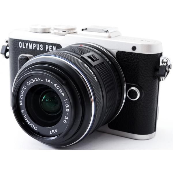 オリンパス ミラーレス OLYMPUS PEN E-PL8 レンズキット ブラック 中古 Wi-Fi...