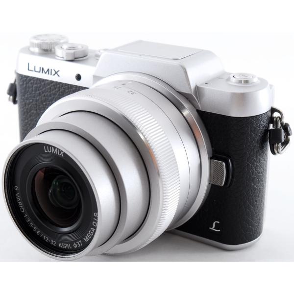 パナソニック ミラーレス Panasonic LUMIX DMC-GF7 レンズキット シルバー 中...