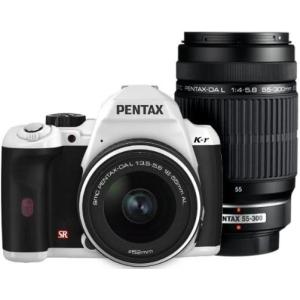 ペンタックス デジタル一眼 PENTAX K-X ホワイト レンズキット 中古
