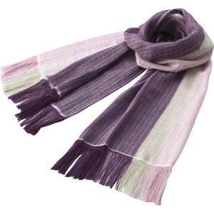 ラインカラーマフラー パープル×濃紫 ＧＶ―１５００―５