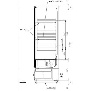 ホシザキ 小形冷蔵ショーケース SSB-48D...の詳細画像4