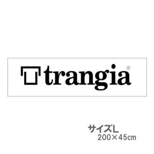 TRANGIA/トランギア ステッカーL ブラック TR-ST-BK2｜i-collect