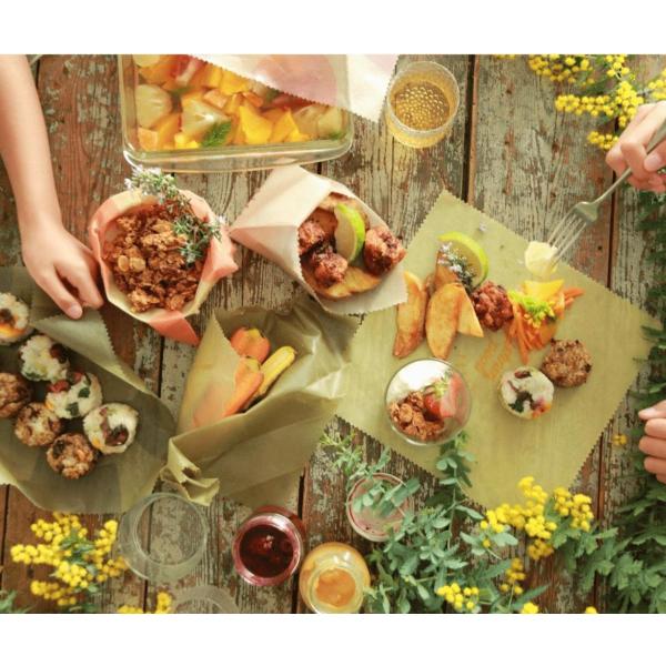 みつろうラップ 蜜蝋 ミツロウ エコラップ 国産 2枚セット おしゃれ good wrap!