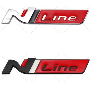 【新製品】N-LINE　エンブレム（メッキ/レッド）HONDA　Nシリーズなどに｜i-echigoya