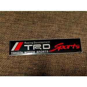 TRD SPORTS アルミ エンブレム ステッカーの詳細画像1