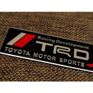 TRD SPORTS アルミ エンブレム ステッカーの詳細画像3